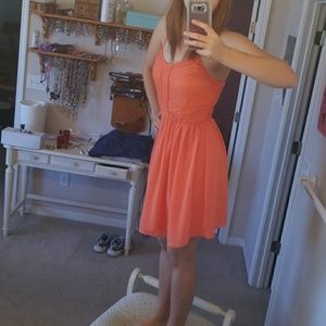 Orange sundress